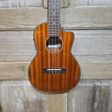 Ohana Tenor TK-35GCE All Solid Mahogany Gloss Cutaway A/E Ukulele v410