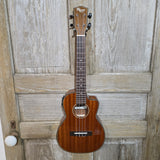 Ohana Tenor TK-35GCE All Solid Mahogany Gloss Cutaway A/E Ukulele v410