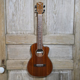 Ohana Tenor TK-35GCE All Solid Mahogany Gloss Cutaway A/E Ukulele v411