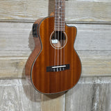 Ohana Tenor TK-35GCE All Solid Mahogany Gloss Cutaway A/E Ukulele v411