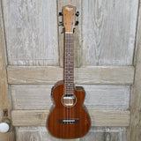 Ohana Tenor TK-35GCE All Solid Mahogany Gloss Cutaway A/E Ukulele v412
