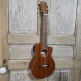Ohana Tenor TK-35GCE All Solid Mahogany Gloss Cutaway A/E Ukulele v412