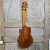Ohana Tenor TK-35GCE All Solid Mahogany Gloss Cutaway A/E Ukulele v412