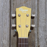 Ohana Soprano Starter Pack SK-10YL Yellow Ukulele Bag, Tuner, Button, Strap, Chart