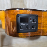 Ohana Concert CK-260GCE All Solid Cedar / Acacia A/E Cutaway Ukulele v429