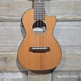 Ohana Concert CK-260GCE All Solid Cedar / Acacia A/E Cutaway Ukulele v430