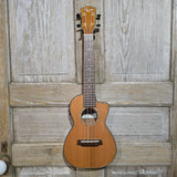 Ohana Concert CK-260GCE All Solid Cedar / Acacia A/E Cutaway Ukulele v430