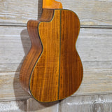 Ohana Concert CK-260GCE All Solid Cedar / Acacia A/E Cutaway Ukulele v430