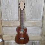 Ohana Tenor TK-35CE All Solid Mahogany Satin Cutaway A/E Ukulele v431