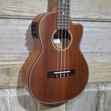 Ohana Tenor TK-35CE All Solid Mahogany Satin Cutaway A/E Ukulele v431