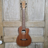 Ohana Tenor TK-35CE All Solid Mahogany Satin Cutaway A/E Ukulele v432