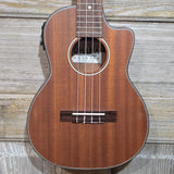 Ohana Tenor TK-35CE All Solid Mahogany Satin Cutaway A/E Ukulele v432