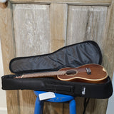 Ohana Concert Embroidered Black Ukulele Gig Bag UB-24BK