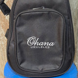 Ohana Tenor Embroidered Black Ukulele Gig Bag UB-27BK