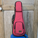Kala Soprano Russian River Red Sonoma Coast Ukulele Structured Gig Bag / Soft Case DC-S-RD