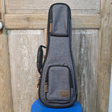 Kala Soprano Goat Rock Gray Sonoma Coast Ukulele Structured Gig Bag / Soft Case DC-S-CY