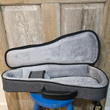 Kala Soprano Goat Rock Gray Sonoma Coast Ukulele Structured Gig Bag / Soft Case DC-S-CY
