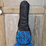 Liquidation: Kala Concert Black Blue Tribal Gig Bag UB-BL-C