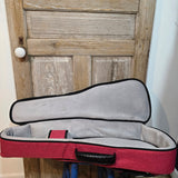 Kala Baritone Russian River Red Sonoma Coast Ukulele Structured Gig Bag / Soft Case DC-B-RD