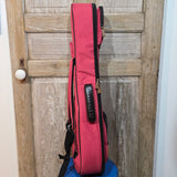 Kala Baritone Russian River Red Sonoma Coast Ukulele Structured Gig Bag / Soft Case DC-B-RD