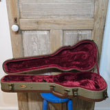 Ohana Baritone (DISCOUNTED, see note) Ukulele Hard Case Olive Twill UOT-31
