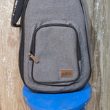 Kala Baritone Goat Rock Gray Sonoma Coast Ukulele Structured Gig Bag / Soft Case DC-B-CL