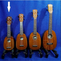 Ohana Sopranissimo Pineapple TTPK-25G Solid Mahogany Teenie Tiny Ukulele h123