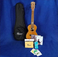 Ohana Concert CK-25C-CL Cynthia Lin Model Solid Mahogany Top Cutaway Ukulele w/ Bag P098