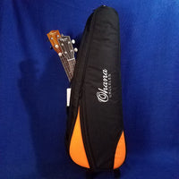 Ohana Double Tenor Ukulele 2 Uke Gigbag Black & Orange DB2-27OR Accessory