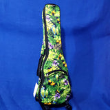 Ohana Concert Ukulele Gig Bag Green Parrot Print UB-24AG Accessory