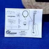 Ohana Soprano SK-15W Kit DIY Laminate Willow Do It Yourself Paintable Ukulele