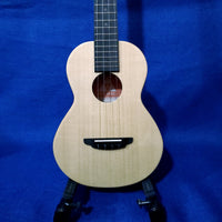 LIQUIDATION: Read Description The Rebel Tenor Double Cheesecake All Solid Spruce / Mahogany Ukulele w/ Bag U857