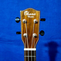 Ohana Concert CK-70WG Solid Spruce Top / Laminate Willow Setup Ukulele i006