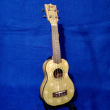 LIQUIDATION:  Flight Soprano DUS330 Relic Laminate Spruce / Zebrawood Ukulele w/ Bag i095