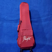LIQUIDATION: Flight Concert Sophia CE Solid Spruce Top / Laminate Walnut Back & Sides A/E Slotted Headstock Ukulele w/ Bag i121