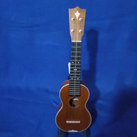 Martin Custom Shop Soprano Style 3 "Modern Vintage" Model All Solid Sinker Mahogany / Maple Accents / Bowtie Inlay Made in America Ukulele w/ Case
