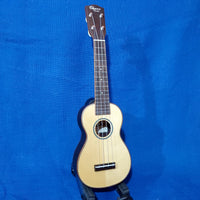 Ohana Soprano SK-75R Blem All Solid Spruce / Rosewood Matte Friction Tuners Ukulele i996