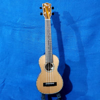 Ohana Super Soprano Long Neck SK-250M All Solid Cedar / Acacia Ukulele -052