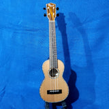 Ohana Super Soprano Long Neck SK-250M All Solid Cedar / Acacia Ukulele -052