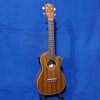 Ohana Concert CK-20CE Solid Mahogany Top / Laminate Back and Sides A/E Cutaway Ukulele -953