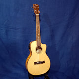Ohana Tenor TK-70WGCE Solid Spruce Top /Laminate Willow Cutaway A/E Ukulele S110