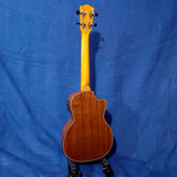 Ohana Tenor TK-35GCE-LH LEFTY BLEM All Solid Mahogany Gloss Cutaway A/E Ukulele S122