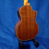 Ohana Tenor TK-35GCE-LH LEFTY BLEM All Solid Mahogany Gloss Cutaway A/E Ukulele S122