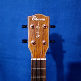 Ohana Concert CK-35CGE-CL BLEM Cynthia Lin A/E All Solid Mahogany Cutaway Ukulele w/ Case -368