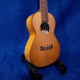 Ohana Concert CK-50WG Blem Solid Cedar Top / Laminate Willow Gloss Ukulele u204