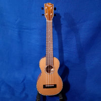 Ohana Super Soprano Long Neck SK-250M All Solid Cedar / Acacia Ukulele -282