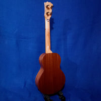 The Rebel Tenor Double Cheesecake Satin All Solid Spruce / Mahogany Ukulele w/ Bag S386