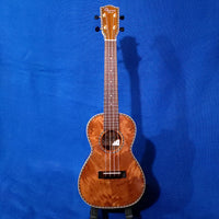 Ohana Concert CK-43 All Solid Burled Redwood / Rosewood Limited Edition Ukulele s437