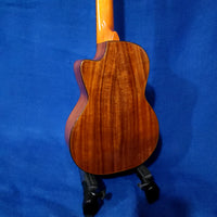 Ohana Tenor TK-250GCE All Solid Spruce / Acacia A/E Cutaway  Headstock Ukulele s497