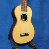 Ohana Soprano SK-75R Blem All Solid Spruce / Rosewood Matte Friction Tuners Ukulele S684